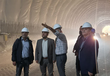 بازدید مدیر عامل از پروژه عملیات تکمیلی قطعه AB2 منطقه دو آزادراه تهران شمال